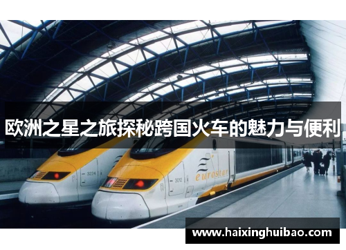 欧洲之星之旅探秘跨国火车的魅力与便利
