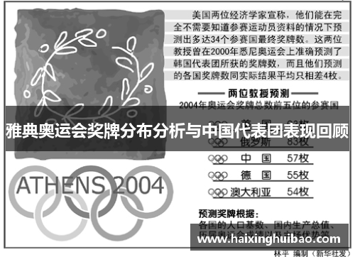 雅典奥运会奖牌分布分析与中国代表团表现回顾